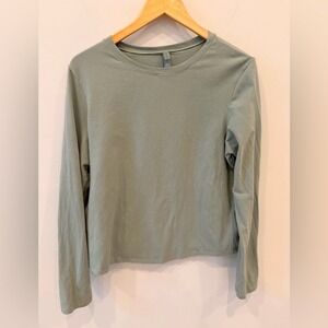 Skims Sage Green Long Sleeve Top